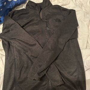 The North Face Woman’s Charcoal Zip-Up Sweater